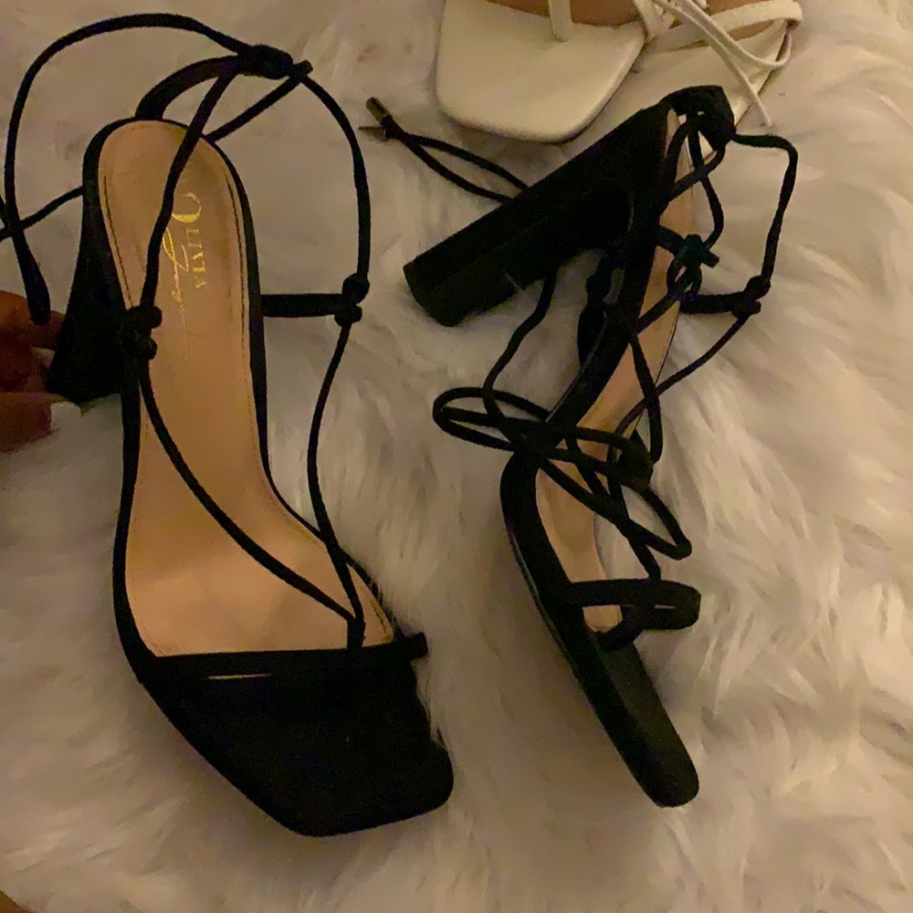 Miss Lola lace up heels